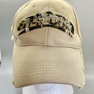 Git-R-Done Larry the cable guy AdjustibleTan Baseball Cap